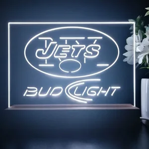New York Jets Bud Light LED Desk Light