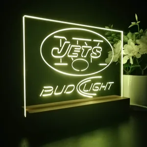 New York Jets Bud Light LED Desk Light