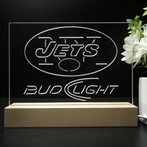 New York Jets Bud Light LED Desk Light