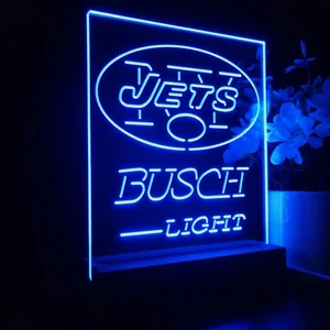 New York Jets Busch Light LED Desk Light
