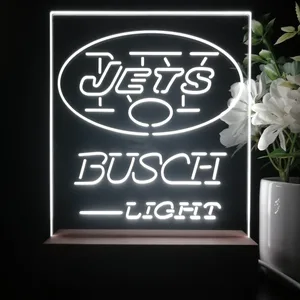 New York Jets Busch Light LED Desk Light