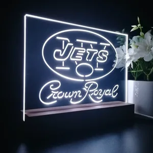 New York Jets Crown Royal LED Desk Light