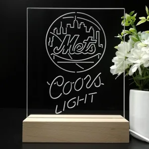 New York Mets Coors Light LED Desk Light