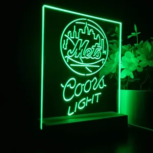 New York Mets Coors Light LED Desk Light