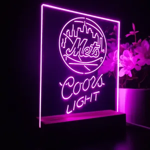 New York Mets Coors Light LED Desk Light
