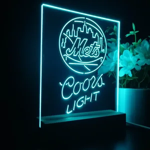 New York Mets Coors Light LED Desk Light