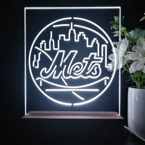 New York Mets Logo 1 LED Desk Light