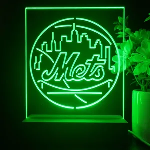 New York Mets Logo 1 LED Desk Light