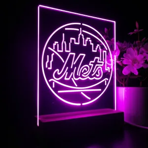 New York Mets Logo 1 LED Desk Light