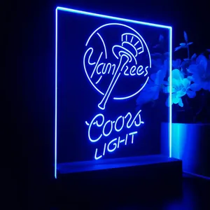 New York Yankees Coors Light LED Desk Light
