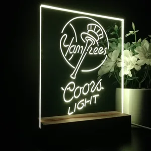 New York Yankees Coors Light LED Desk Light
