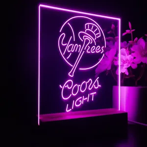 New York Yankees Coors Light LED Desk Light