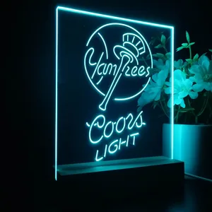 New York Yankees Coors Light LED Desk Light