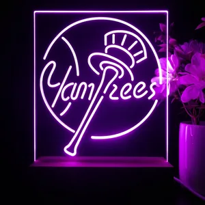 New York Yankees Logo 1 LED Desk Light