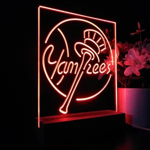 New York Yankees Logo 1 LED Desk Light