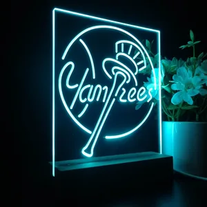 New York Yankees Logo 1 LED Desk Light