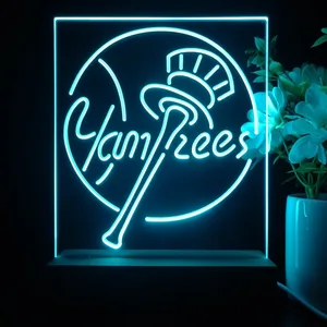 New York Yankees Logo 1 LED Desk Light