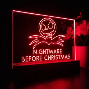 Nightmare Before Christmas LED Desk Light