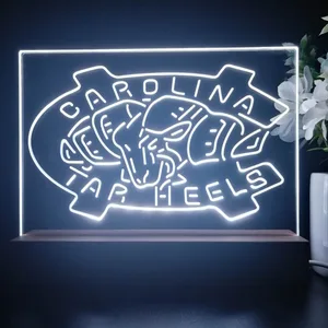 North Carolina Tar Heels Logo 1 LED Desk Light