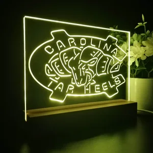 North Carolina Tar Heels Logo 1 LED Desk Light