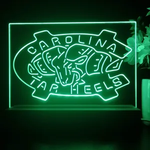 North Carolina Tar Heels Logo 1 LED Desk Light