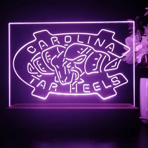 North Carolina Tar Heels Logo 1 LED Desk Light