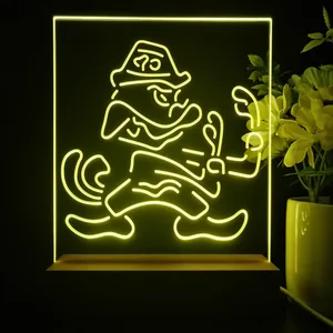 Notre Dame Fighting Irish Logo LED Desk Light