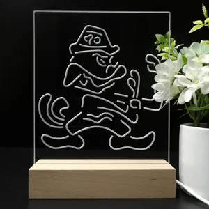 Notre Dame Fighting Irish Logo LED Desk Light