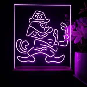 Notre Dame Fighting Irish Logo LED Desk Light