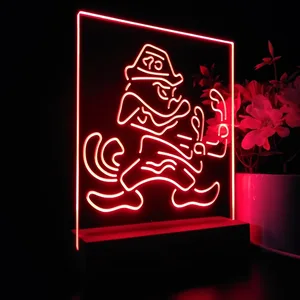 Notre Dame Fighting Irish Logo LED Desk Light