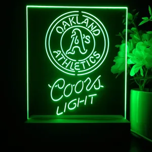 Oakland Athletics Coors Light LED Desk Light