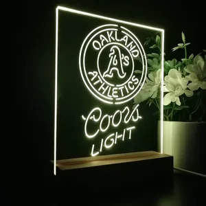Oakland Athletics Coors Light LED Desk Light