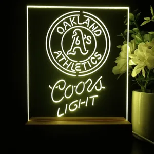 Oakland Athletics Coors Light LED Desk Light