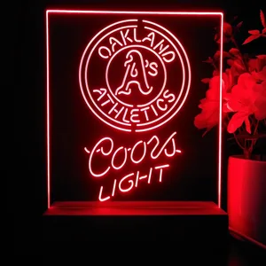 Oakland Athletics Coors Light LED Desk Light