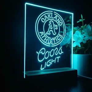 Oakland Athletics Coors Light LED Desk Light