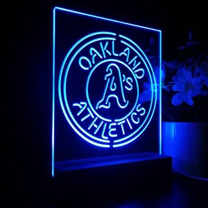 Oakland Athletics Logo 1 LED Desk Light