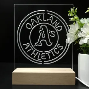 Oakland Athletics Logo 1 LED Desk Light