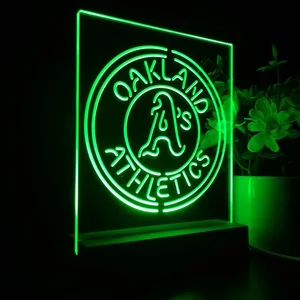 Oakland Athletics Logo 1 LED Desk Light