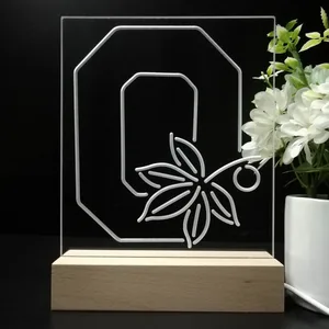 Ohio State Buckeyes Logo 2 LED Desk Light
