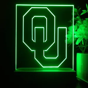Oklahoma Sooners Logo LED Desk Light