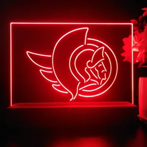 Ottawa Senators Logo LED Desk Light