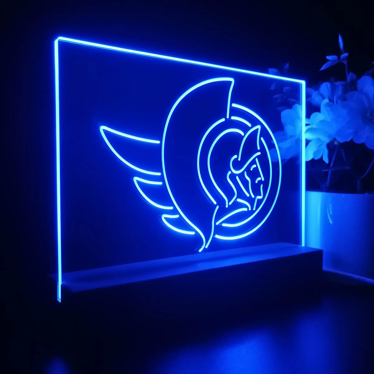 Ottawa Senators Logo LED Desk Light