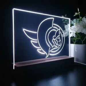 Ottawa Senators Logo LED Desk Light