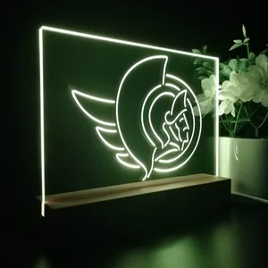 Ottawa Senators Logo LED Desk Light