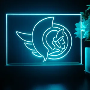 Ottawa Senators Logo LED Desk Light