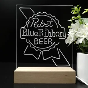 Pabst Blue Ribbon Ribbon 1 LED Desk Light