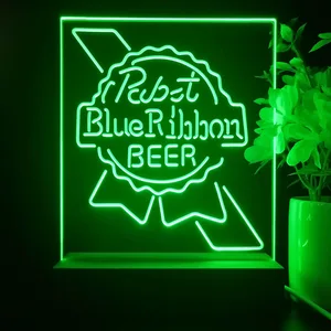 Pabst Blue Ribbon Ribbon 1 LED Desk Light
