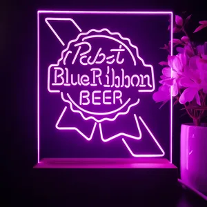 Pabst Blue Ribbon Ribbon 1 LED Desk Light