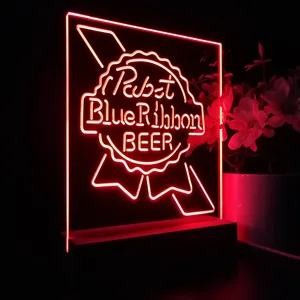 Pabst Blue Ribbon Ribbon 1 LED Desk Light
