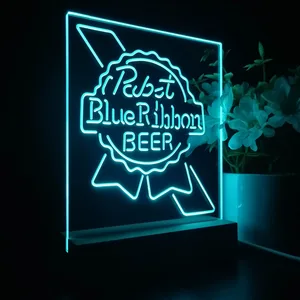 Pabst Blue Ribbon Ribbon 1 LED Desk Light